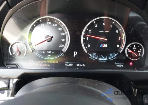 2019 BMW X6 M z USA, uszkodzony, nr VIN 5YMKW8C5XKLR38321